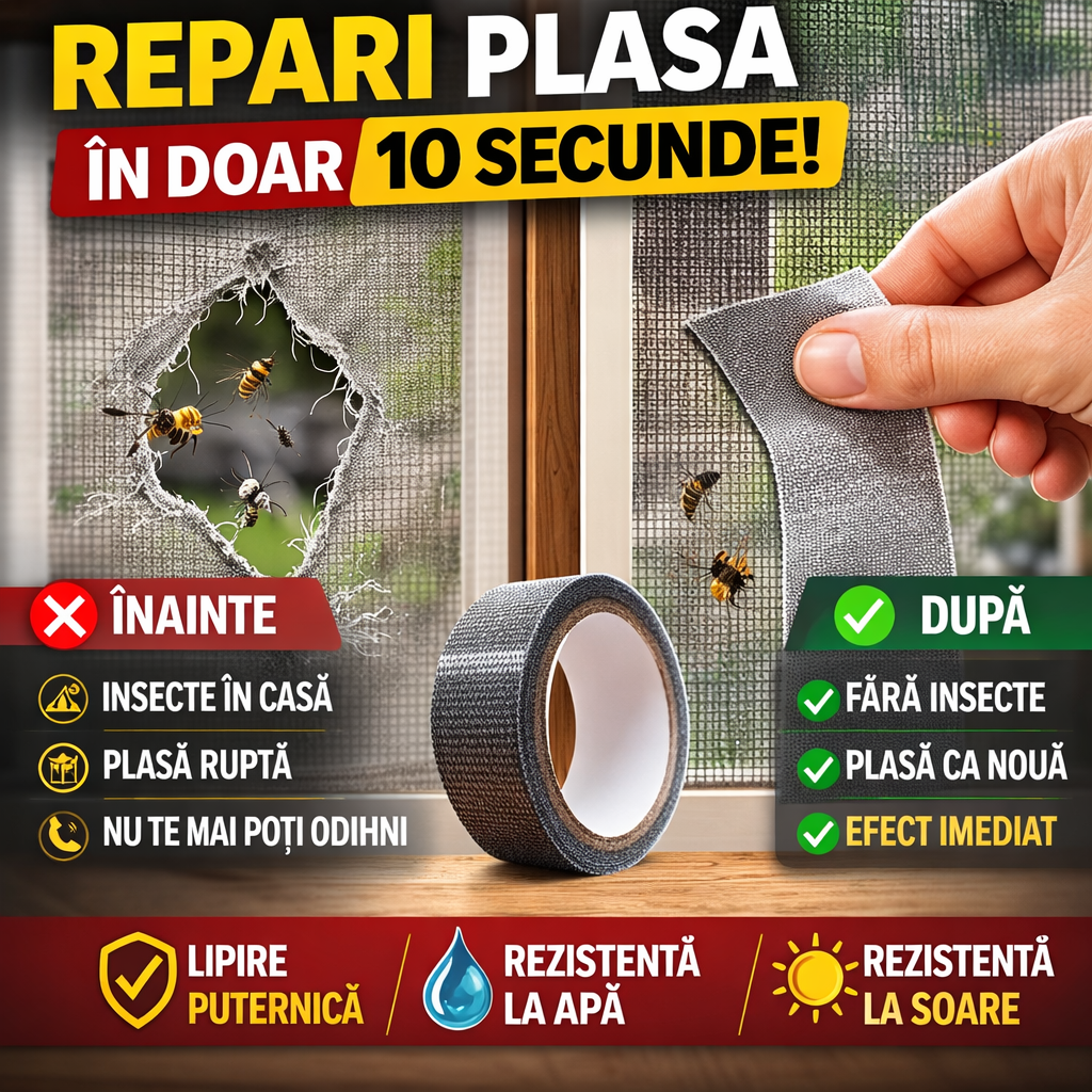 Banda Reparare Plasa Anti-Insecte