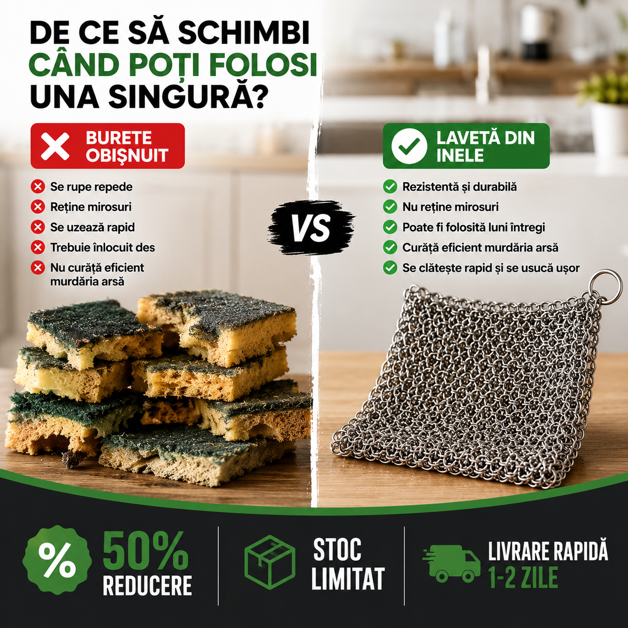 Lavetă Premium pentru Curătare Intensivă