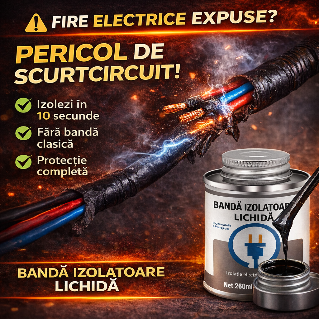 Pastă izolatoare electrică, impermeabilă, cu uscare rapidă
