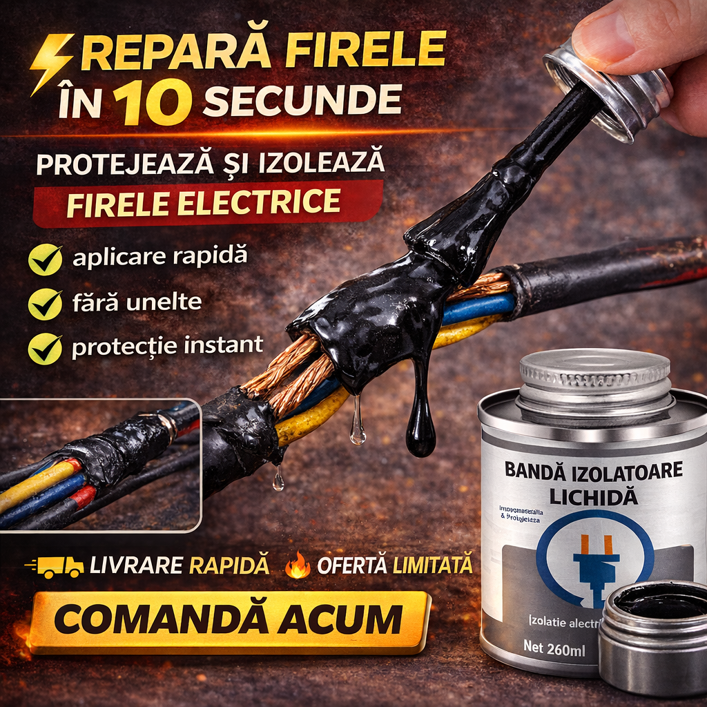Pastă izolatoare electrică, impermeabilă, cu uscare rapidă