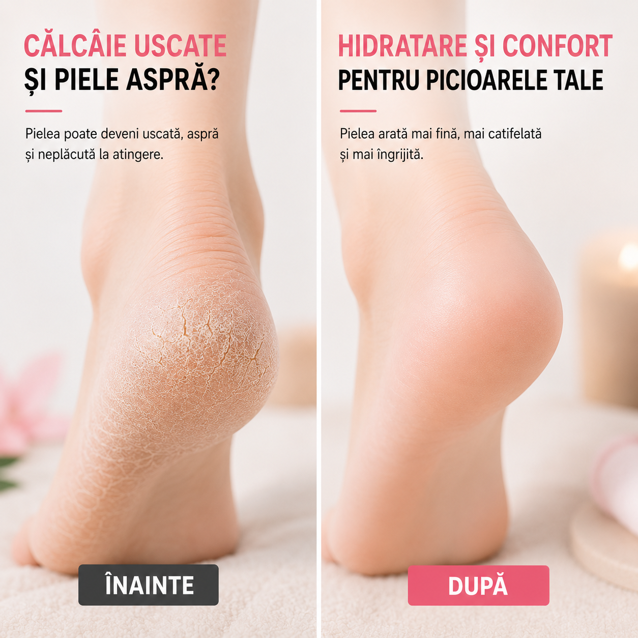 Șosete Exfoliante din Silicon Reutilizabile - Hidratează și Elimină Pielea Moartă