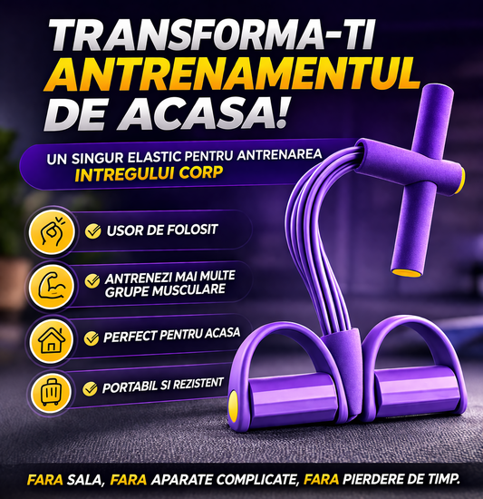 Coardă fitness FitPro™ pentru slăbit și tonifiere rapidă