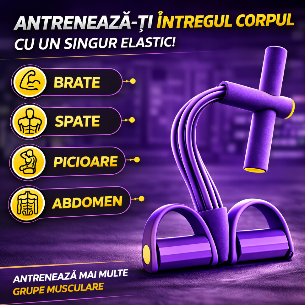 Coardă fitness FitFlex™ pentru slăbit și tonifiere rapidă