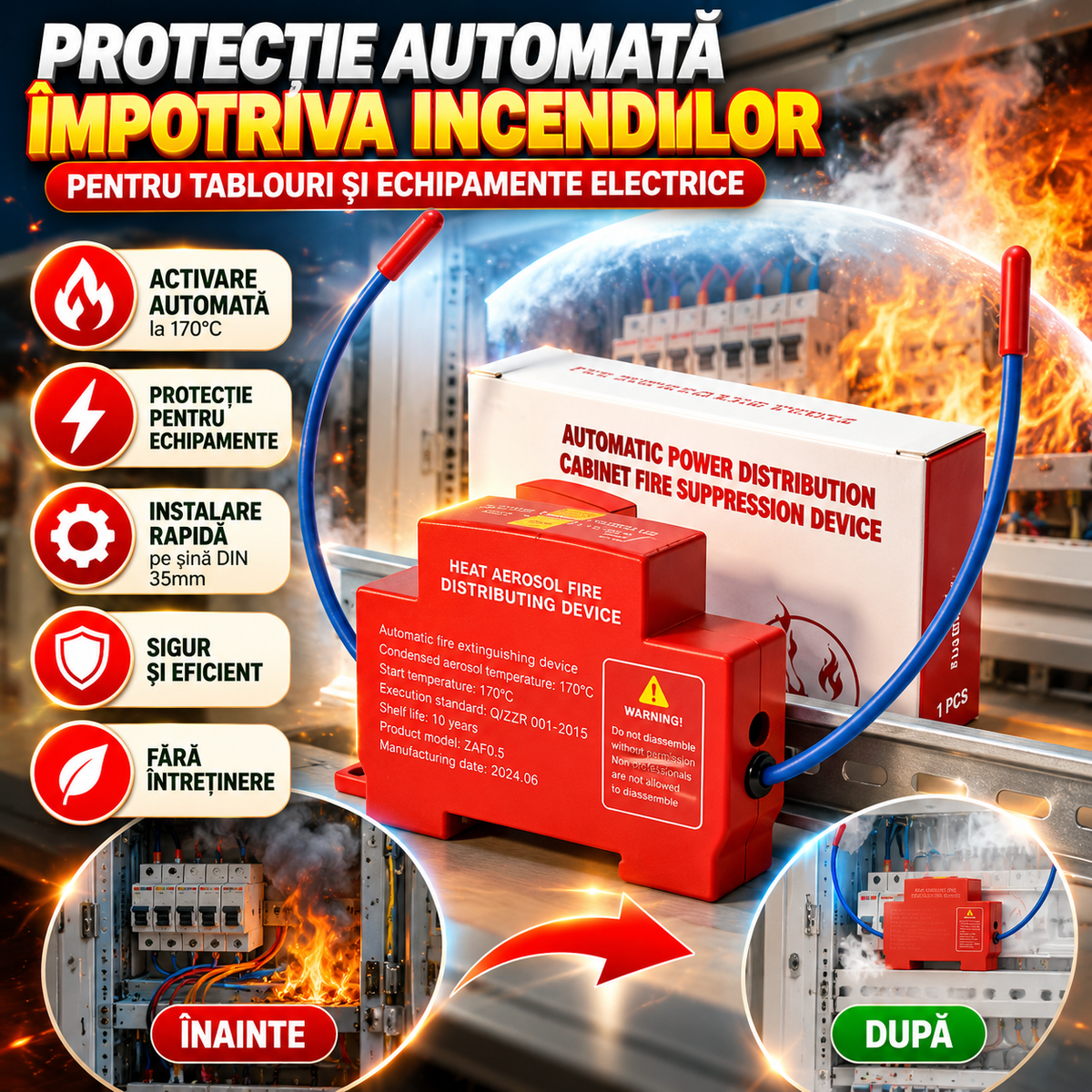 Protecție Anti-Incendiu FireSTOP™