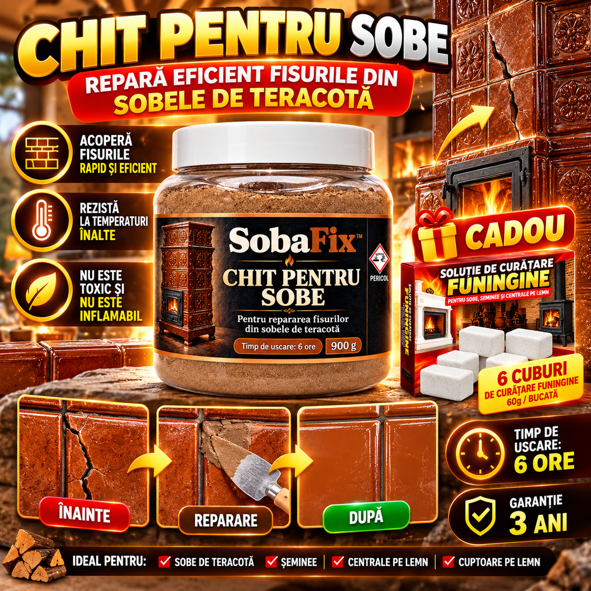 Chit Pentru Reparat Sobe SobaFix™