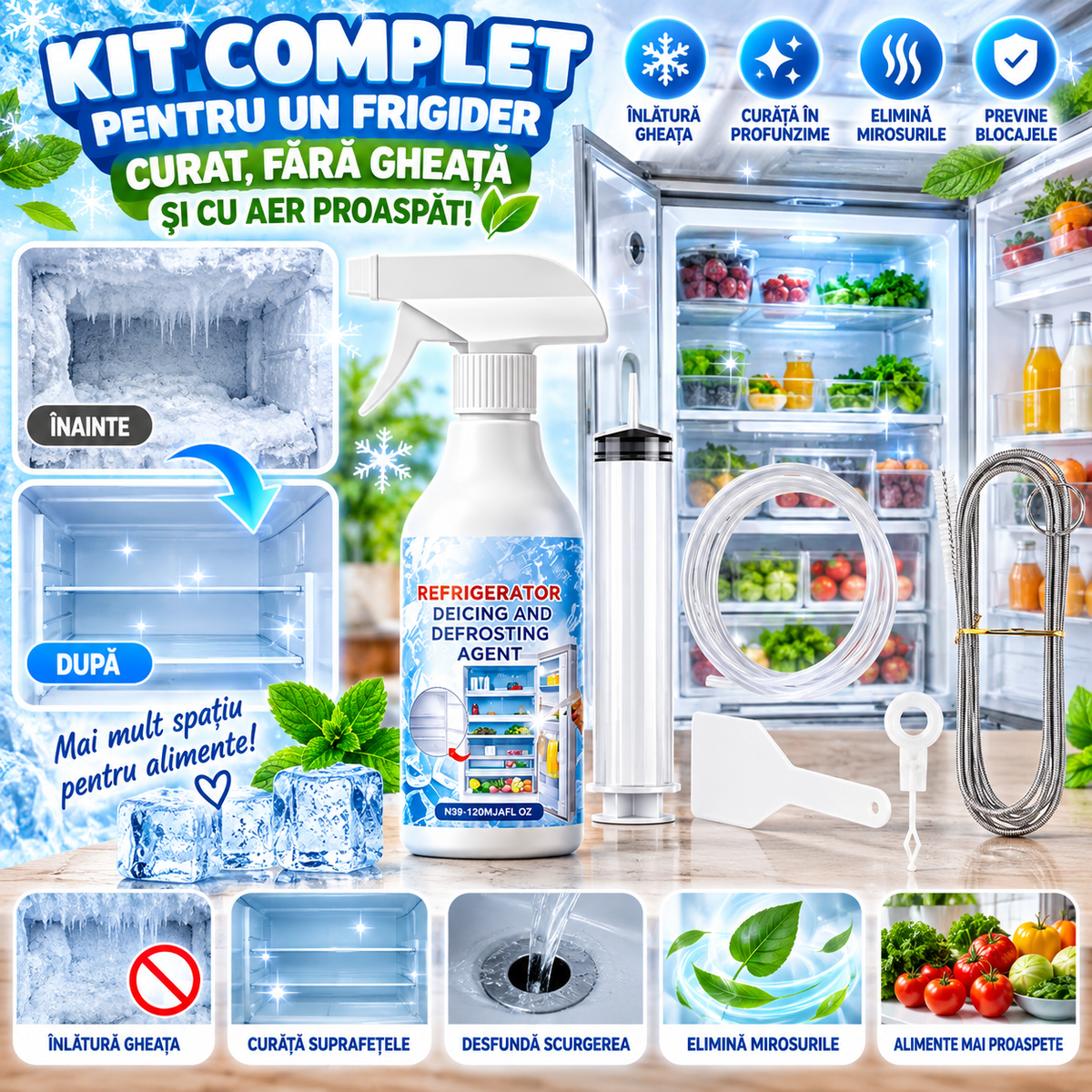 Kit Complet Curățare Frigider FrigoFresh™
